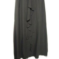 Vintage Alfred Angelo Bridesmaid Back Rhinestone Ruffle Formal Gown Womens 4 S
