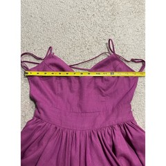 Keepsake The Label Open Back Mini Dress Womens Small Fushia Party Criss Cross