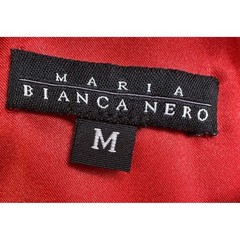 Maria Bianca Nero Mini Dress Medium Red Silk Lining Halter Evening Party Rushed