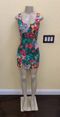 VTG Hilo Hattie The Hawaiian Original Size 3 Tropical Floral Print Sheath Dress