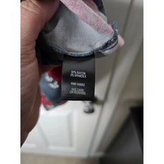 Torrid Blue/Gray Floral Tiered Dress with Red Roses Size 2xl