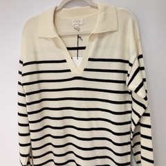 TS Thread & Supply Classic Neutral Sweater Tunic Size Medium NEW Timeless F49