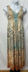 Ladies APT. 9 maxi dress size M with rhinestones.