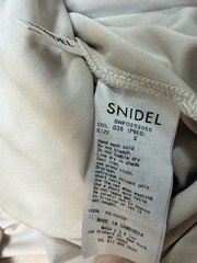 SNIDEL Floral Pleated Maxi Dress Size 2 Ivory Pink Purple w/ Slip Dress Japan