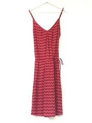 Ella Moss Red Zig-Zag Dress Size XS WORN ONCE RRP £175