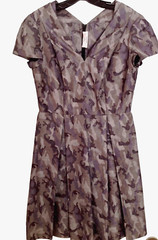 Prada Runway Gorgeous Dress in Purple, Blue & Gray Size IT42 Made in Italy