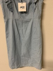 Jack by BB Dakota Light Blue 100% Cotton Dress Women’s Size 6 New with Tag