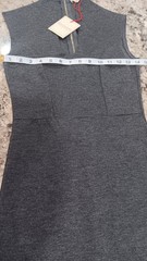 Tags Still On Small Rolla Coster Womens Dress Gray Zip Up Tank Dress X