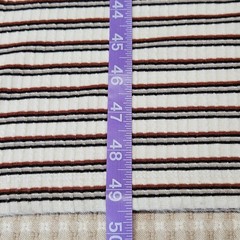 LOFT Casual Chic Button Front Ribbed Stripe Button Front Stretch Knit Midi Dress