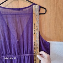Womans Dress Size 1 Maurices 2 Piece Purple Sparkles