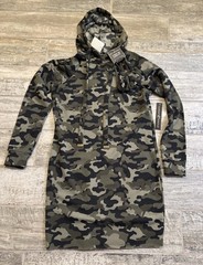 ALMOST FAMOUS CAMOUFLAGE HOODED SWEATSHIRT DRESS SIZE MEDIUM NEW WITH TAGS
