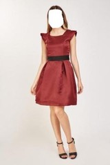 Women&rsquo;s Girl&rsquo;s Skater Style Princess Cut Christmas Colour Dress Size 10 UK New