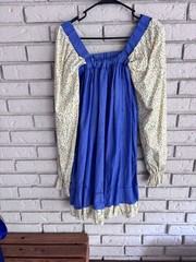 Weissman Cottagecore Babydoll Patchwork Mini Dress Prairie Small Adult