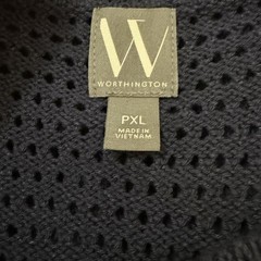 worthington women s navy sleeveless dress large