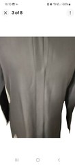Ladies Premium Quality Kimono Nida Open Abaya Diamonte Dubai – Black N3- Size 56