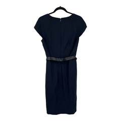BOSS Hugo Boss dress Danorda Belted Sheath dark blue size 6