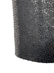 NWT ST. JOHN Knits Black Sequin Stretch Crepe Sheath Shift Dress sz 16 $1495