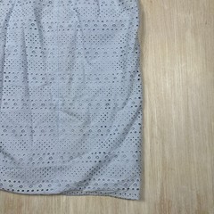 LOFT Blue Eyelet Patterned Cottagecore Boho Sleeveless Sundress Tank Dress 10