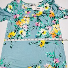 New Yumi Kim Sun Dance Livi Shift Dress Size M Jersey Knit Stretch Blue Floral