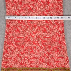 Skies Are Blue Dress Womens Small Orange Red Paisley Sleeveless Sundress Boho