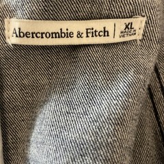 Abercombie & Fitch Blue Denim Dress Size: XL