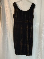 Gianfranco Ferre Studio dress brown velvet 6