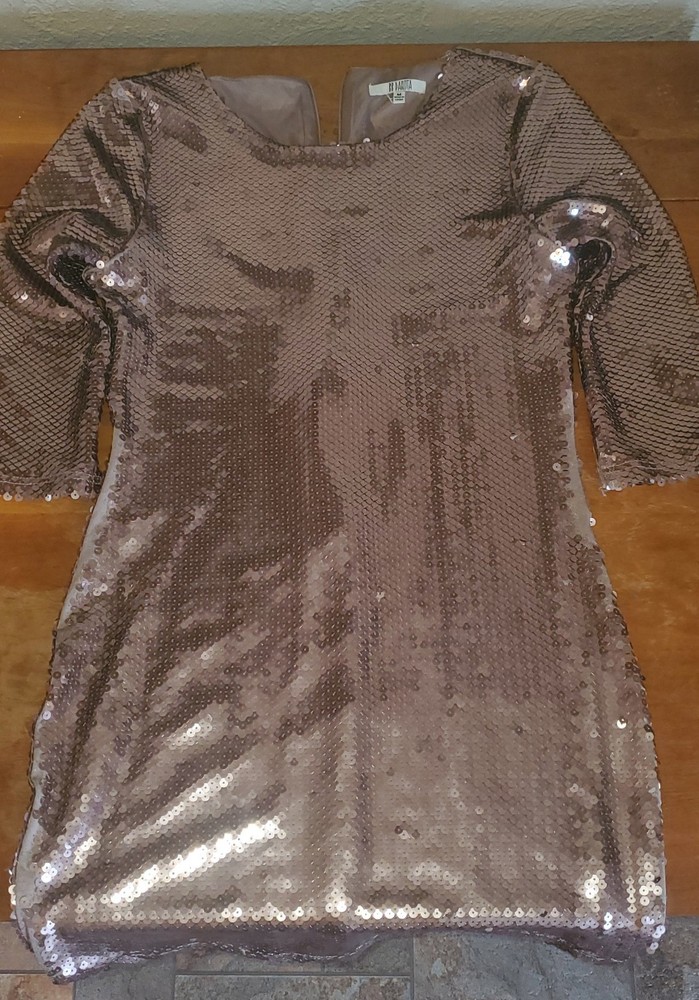 BB Dakota Medium Sequined Dress- Missing Sequins On Sides