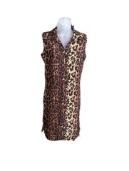 Vintage Selene Sport Animal Print A-line Shift Dress Women’s Large Sportswear
