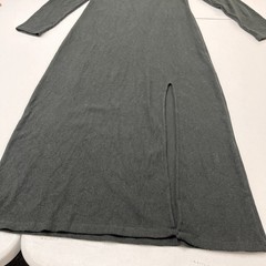 Z Supply Dress Womens XL Black Ribbed Maxi Mock Neck Minimalist Capsule Comfort