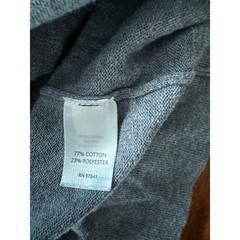 J. Jill Womens Heather Gray Cotton Blend Turtleneck Maxi Sweater Dress Size M
