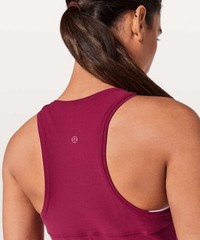 Lululemon Women’s Get Going Dress Ruby Wine Red Midi Size 4 Racerback Slit Tank