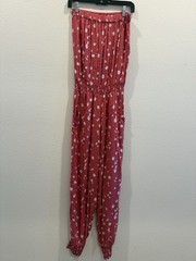 Skemo Beach Jumpsuit Floral $139 NWT Size M Anthropology