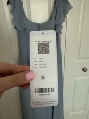 Azazie « Dusty Blue » Color Bridesmaid Dress – Bondi Dress – Custom Size – Formal