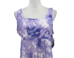 Columbia Omni Freezer III Tank Dress Sz XL Purple Sleeveless Cooling Summer New