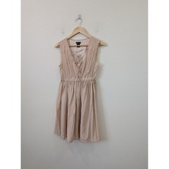 Moda International Pink Silk Lace Up V-Neck Mini Dress Womens S Fairycore Whimsy
