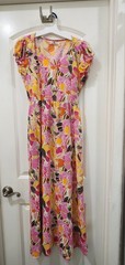 G M Fashion Short Sleeve Maxi Dress