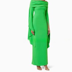 Customized Elegant Off Shoulder Long Sleeves Sharon Evening Dresses Straight NEW