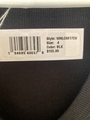 NWT James Perse Standard Ribbed Tank Maxi Dress Black 100% Cotton XL 4 $155