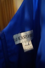 Sherri Hill blue prom dress