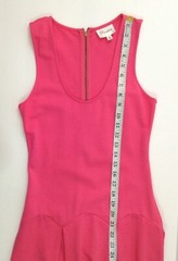 Devlin Pleated Dress Stretchy Tank Dress Medium Weight Fabric Size XS