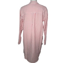 NWT Tuckernuck Strawberry Stripe Seersucker Bodie Coverup Shirt Dress XS Tunic