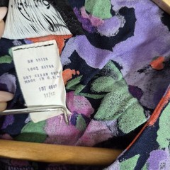 Vintage Positive Attitude Dress Sz 11/12 Colorful Floral Pockets