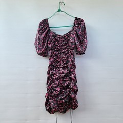 For Love and Lemons x Victoria&rsquo;s Secret Collab Melrose Dress Size XS Black Pink