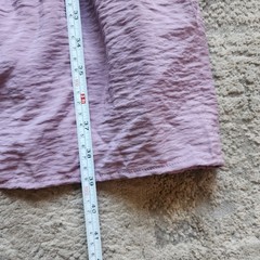 NEW GAP Size XXL Purple Ruffle Front Short Sleeve Dress