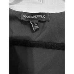 Banana Republic Black Floral Ruffle Wrap Maxi Dress Sleeveless Plus Size 20