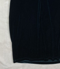 Nipon Boutique Velvet Dress Womens 12 Green Cocktail Party Holiday Romantic Goth