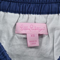 Lilly Pulitzer Navy Sullivan You&rsquo;re Flagged Nautical Shift Dress Size XS Coastal