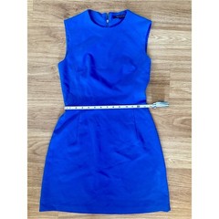 French Connection Cerulean Blue Sleeveless Sheath Dress 4 Classic