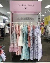 LoveShackFancy x Target Gemma Blue White Floral Maxi Dress XXS P NWOT Cotton