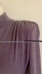 SIZE 14 JLUX LABEL Bodycon Silver Threaded Tube Dress